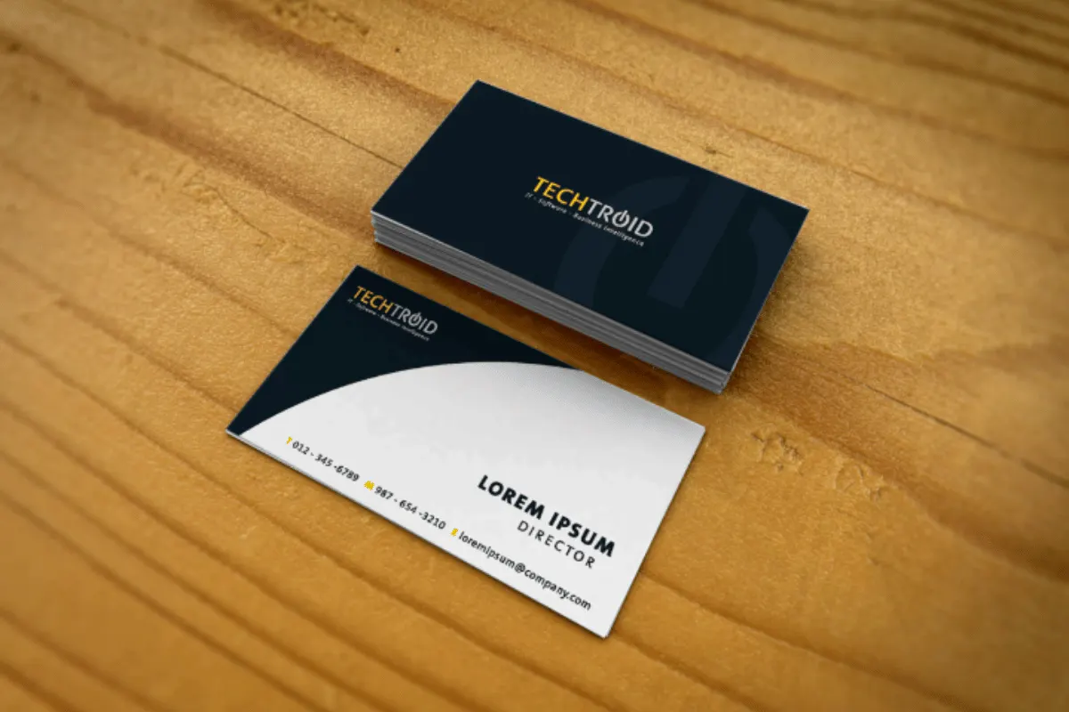 professional profile card