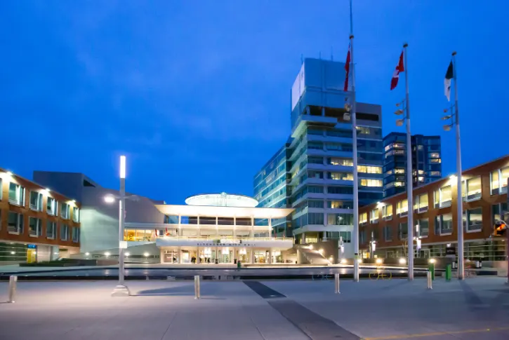 Downtown Kitchener, Ontario, where local businesses compete for map pack visibility