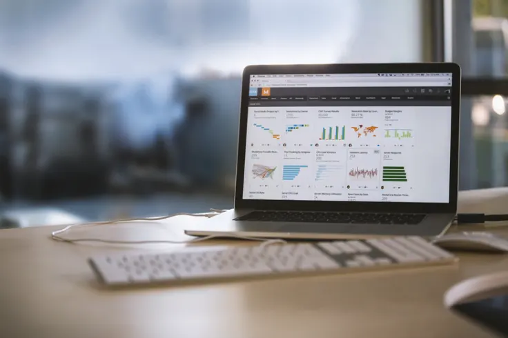 Search analytics dashboard showing local SEO ranking growth