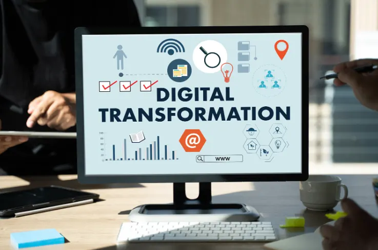 Website authority growth visualized on a digital marketing dashboard