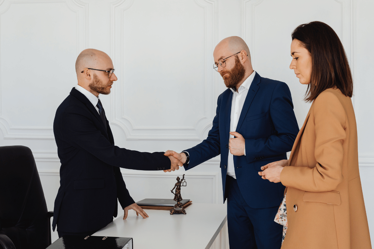 professional handshake business