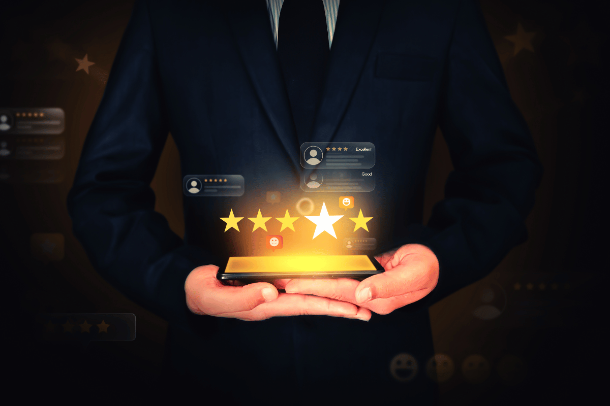 customer reviews stars