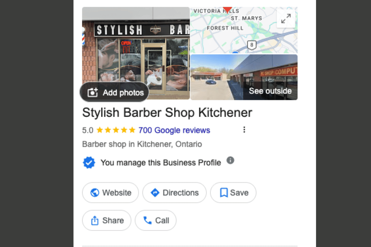 Stylish Barbershop GBP