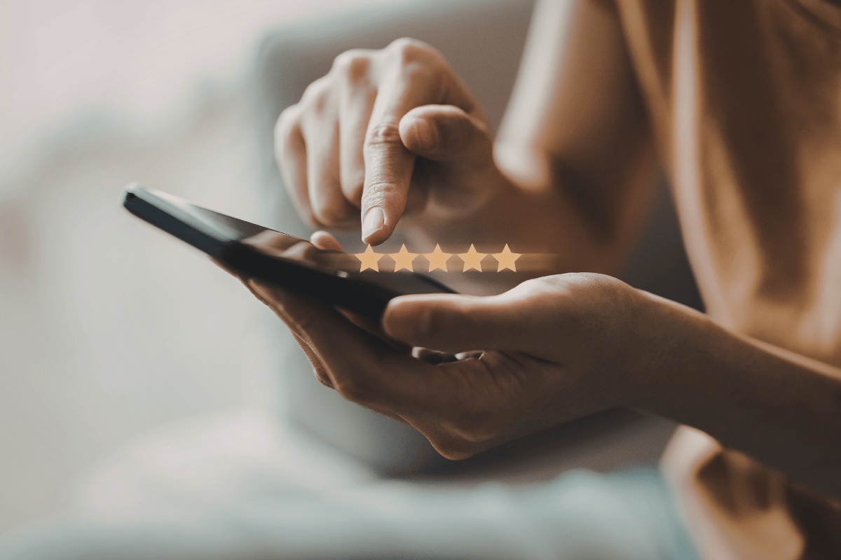 google review stars rating